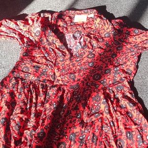 Tiered Bright Tunic Dress